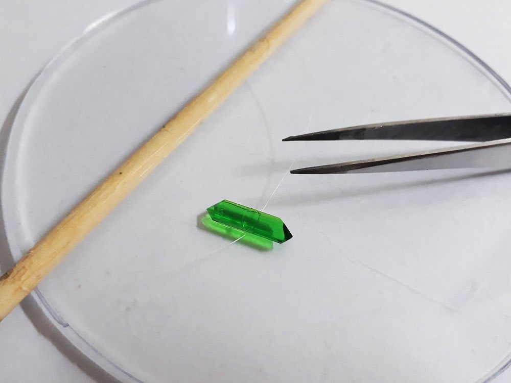 potassium ferrioxalate seed crystal