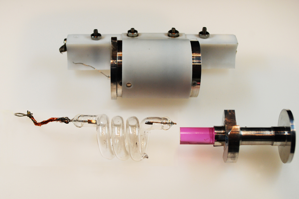 Maiman ruby laser components